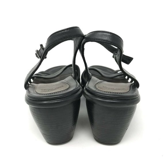 Dansko Ankle Strap Sandals Black Block Heels 11 - Picture 5 of 9